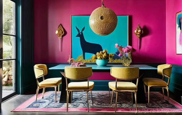 아트워크 활용한 맥시멀리즘 공간 연출 - **A Multilayered Maximalist Reading Nook:**
"An inviting and cozy maximalist reading nook, brimm... 아트워크 활용한 맥시멀리즘 공간 연출 - **A Multilayered Maximalist Reading Nook:**
"An inviting and cozy maximalist reading nook, brimm...